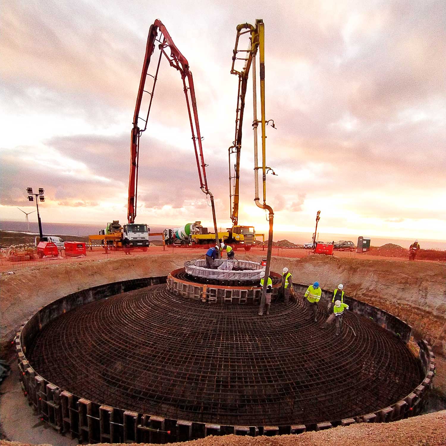 Parque Eólico de Chimiche - Hormigones TAUCE